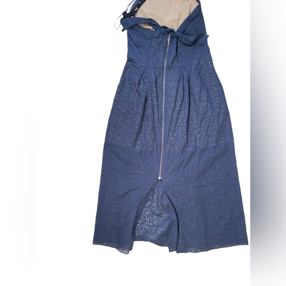 Roland Mouret silk lined navy blue dress - Picture 14 of 15